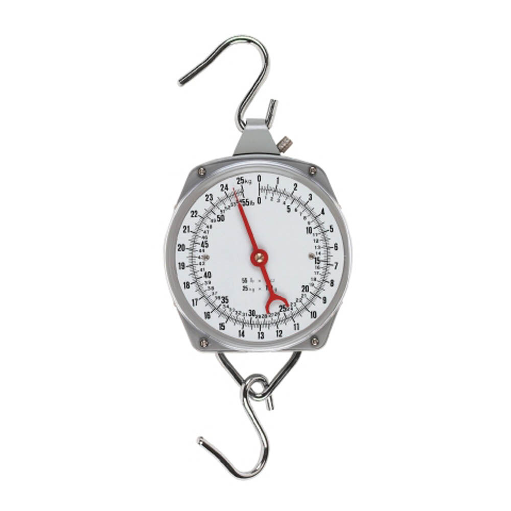 Kerbl Hangmodel - Weegklok 25 kg - 100 Gram - Grijs Kerbl Hangmodel - Weegklok 25 kg - 100 Gram - Grijs