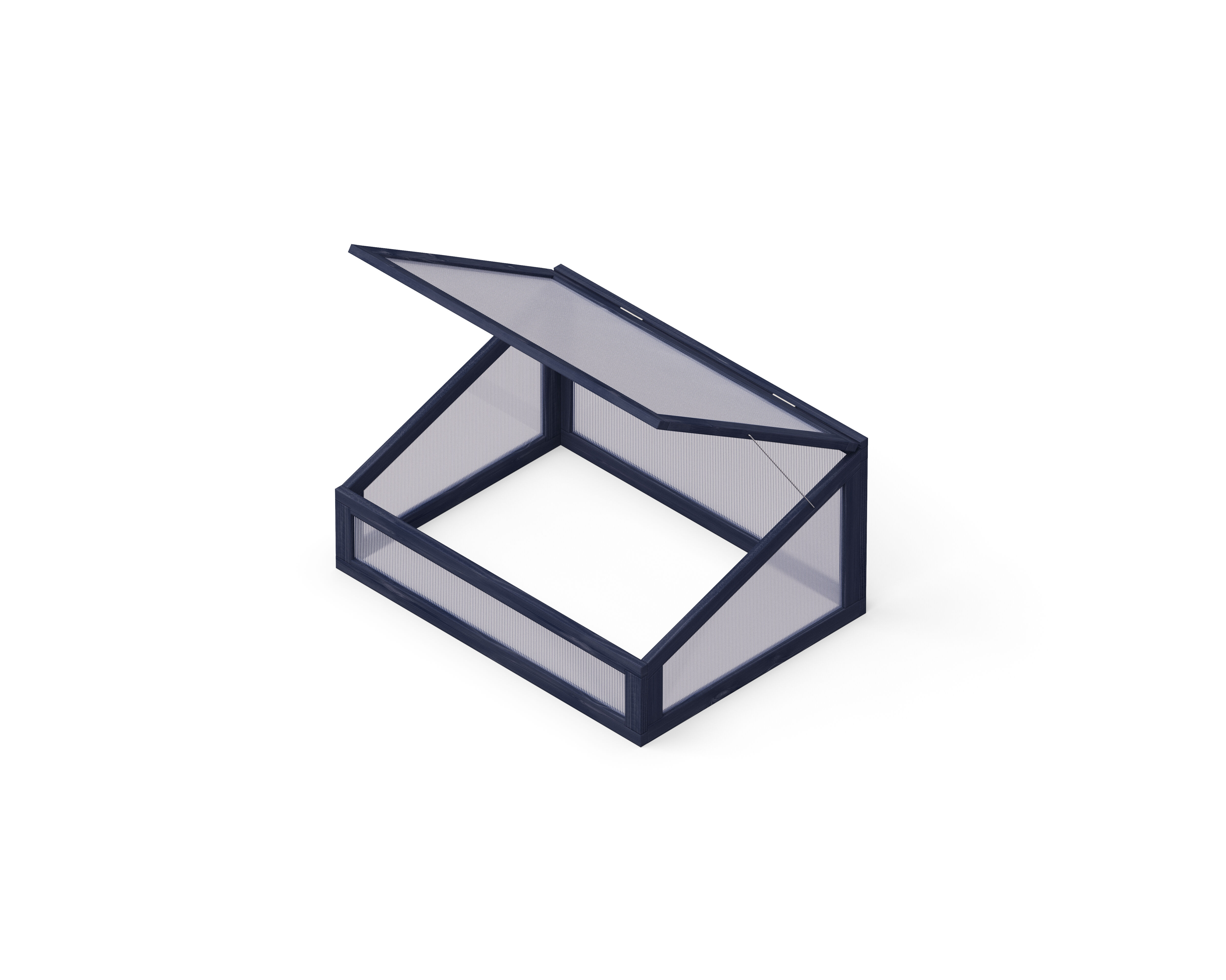 Upyard - Kweekkas - Zwart - 80x80x60 cm Upyard - Kweekkas - Zwart - 80x80x60 cm