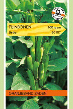 Oranjeband zaden Tuinbonen Listra - Groentezaden - 100 Gram Oranjeband zaden Tuinbonen Listra - Groentezaden - 100 Gram