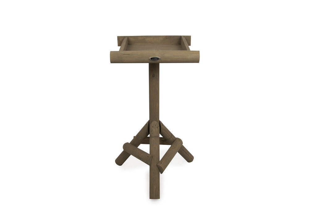 Vogelbescherming Husavik - Voederhuis op paal