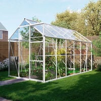 Royal Well Kate IV Full Options - Tuinkas - Wit - 217x192x375 cm - Veiligheidsglas