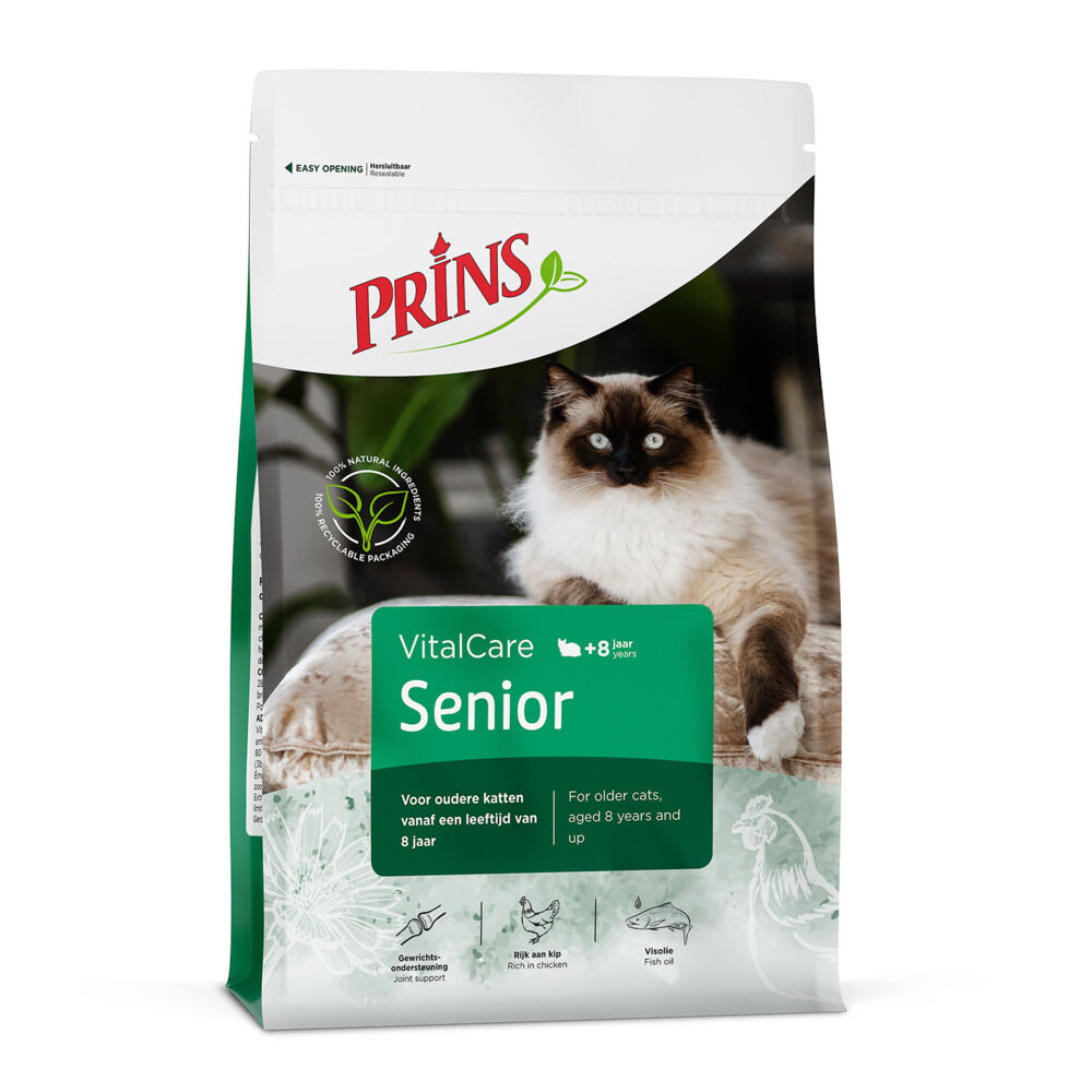 Prins VitalCare - Senior - Kattenvoer - 1.5 Kilogram - gevogelte