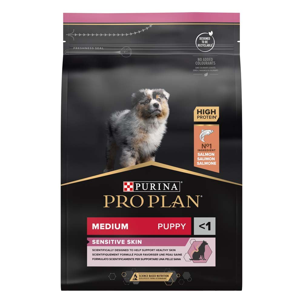 PRO PLAN Sensitive Skin Puppy Medium - Hondenvoer