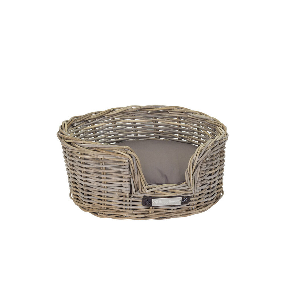 Happy-House Riet - Hondenmand - Beige/Bruin - 25x73x84 cm - Extra groot Happy-House Riet - Hondenmand - Beige/Bruin - 25x73x84 cm - Extra groot