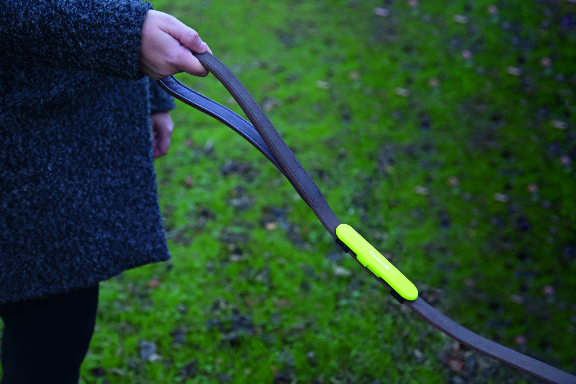 Beeztees - Veiligheidsstrip Hond - Geel - 12 cm