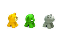 Beeztees Jungle dieren - Hondenspeelgoed