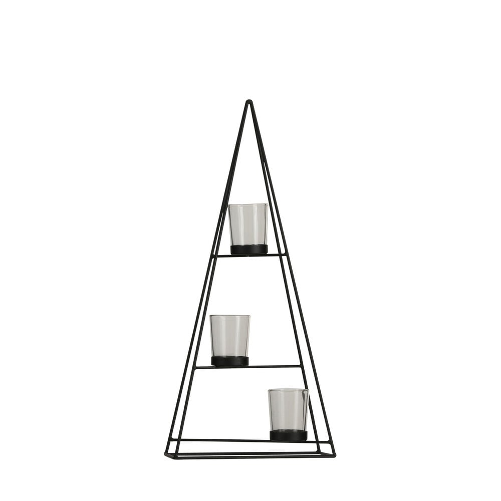 House of Seasons Waxinelichthouder - Kerst Accessoires - 48 cm House of Seasons Waxinelichthouder - Kerst Accessoires - 48 cm