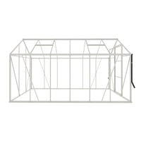 Royal Well Kate IV Full Options - Tuinkas - Wit - 217x192x375 cm - Veiligheidsglas