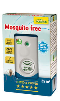ECOstyle Mosquito Free Ultrasonic 25 m² - Tegen muggen