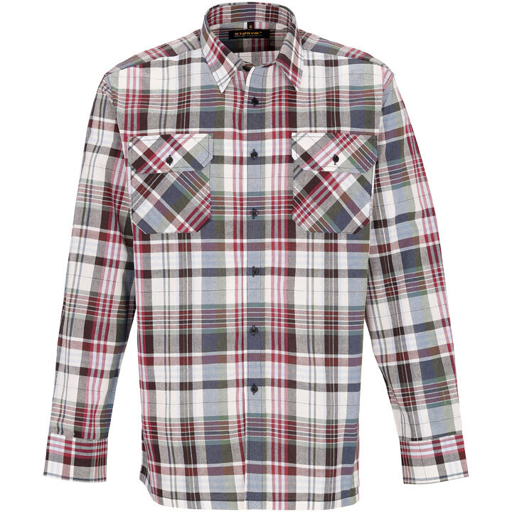 Störvik Egersund - Overhemd - Blauw/Grijs - 3XL Störvik Egersund - Overhemd - Blauw/Grijs - 3XL