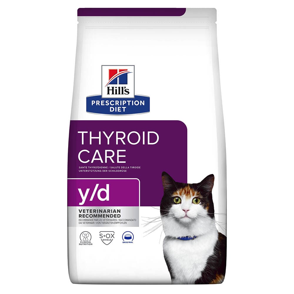 Hill's Prescription Diet Thyroid Care y/d - Kattenvoer - 3000 Gram - kip Hill's Prescription Diet Thyroid Care y/d - Kattenvoer - 3000 Gram - kip
