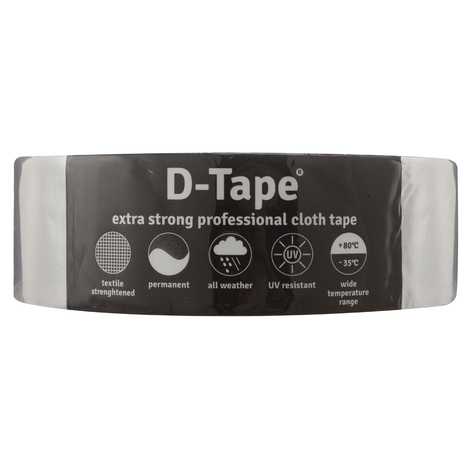Deltafix D-tape Permanent 50mm 50m - Tape - 16x5x16 cm - Grijs - 50 cm