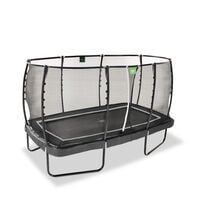 EXIT Allure Premium - Trampoline - Zwart - 244x427 cm