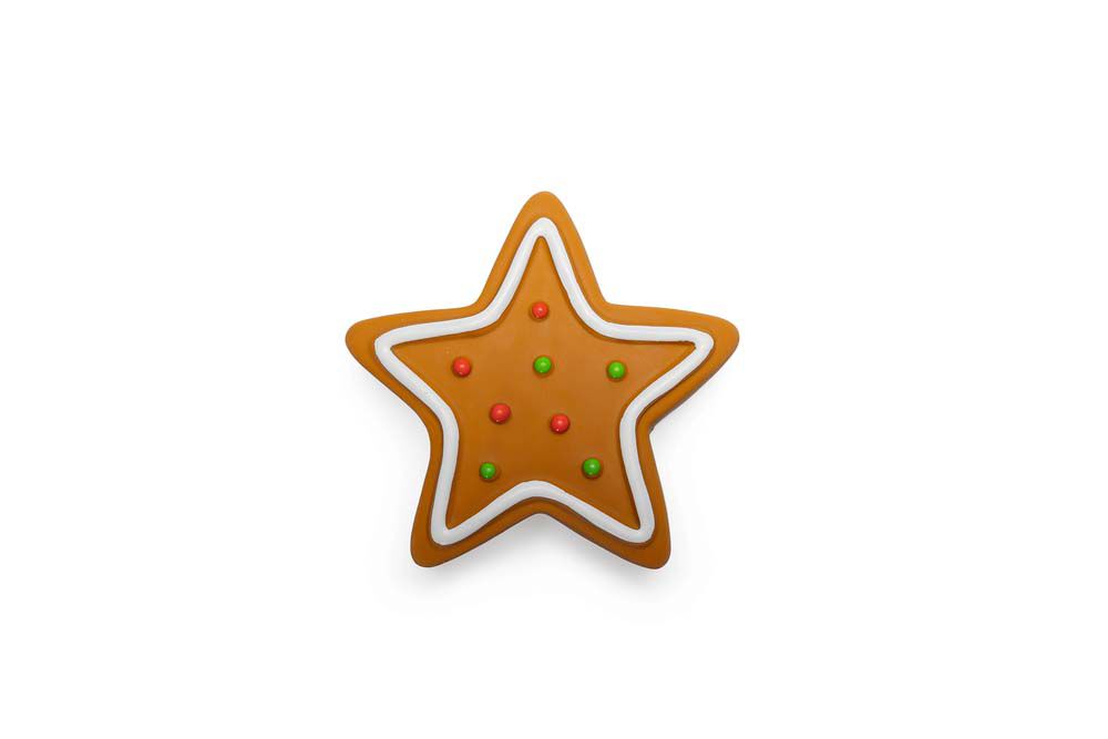 Beeztees Kerstfiguren - Hondenspeelgoed - Bruin - 20.6x9x2.4 cm