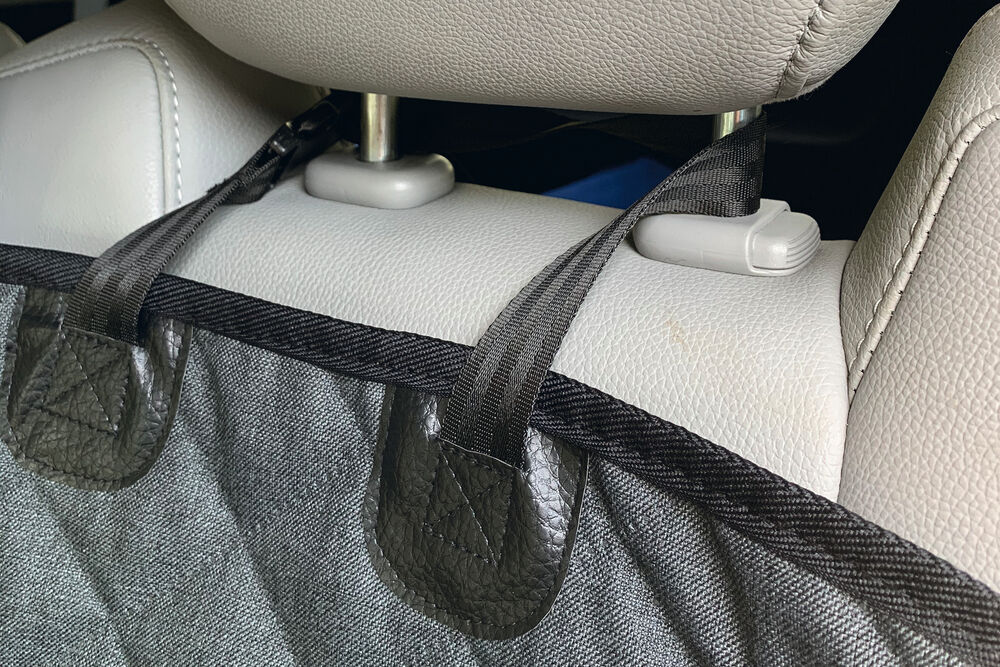 Dirty Dog - Autodeken - Hond - grijs - 1x89x112 cm - M