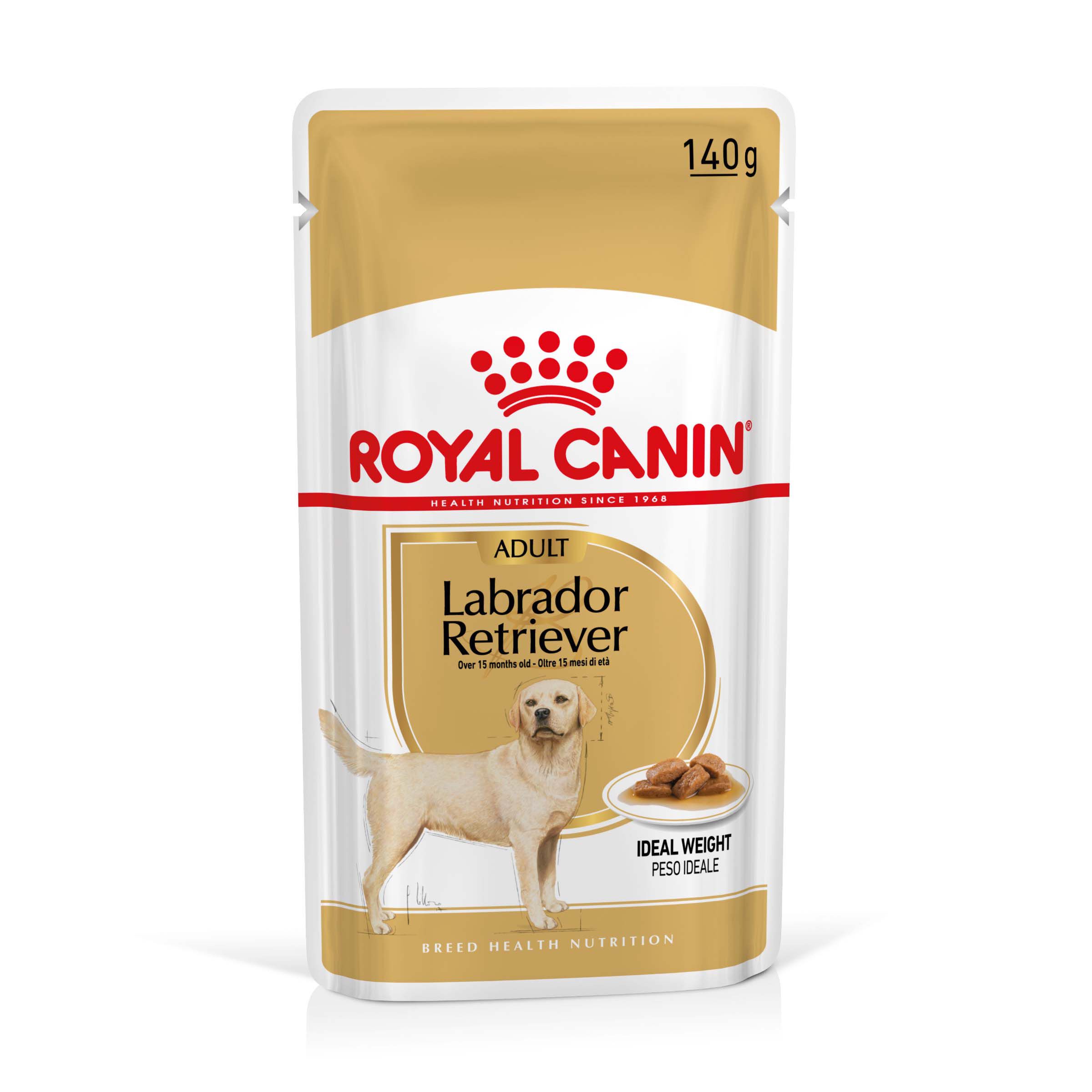 ROYAL CANIN® Adult Labrador Retriever Natvoer 10x 140gr - Hondenvoer