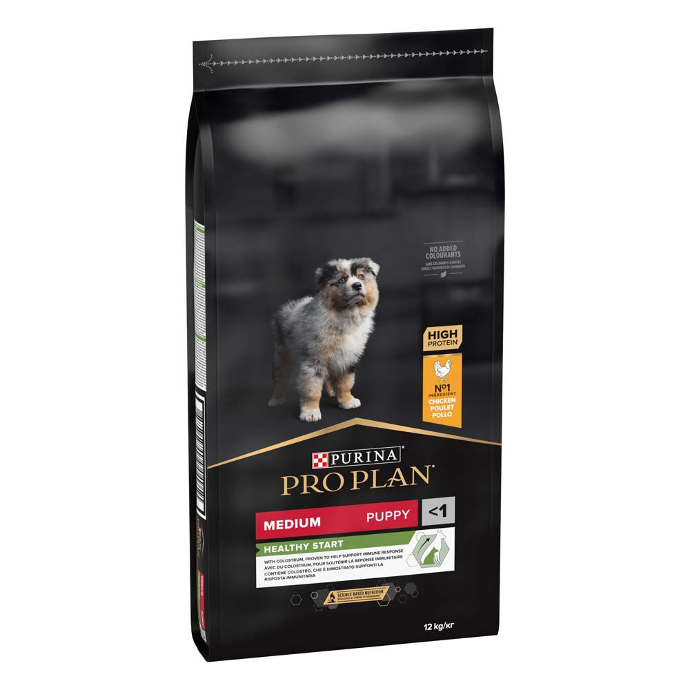 PRO PLAN Healthy Start Puppy Medium - Hondenvoer - 12 Kilogram - kip