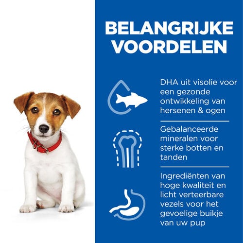 Hill's Science Plan Puppy Small & Mini - Hondenvoer - 3 Kilogram - kip