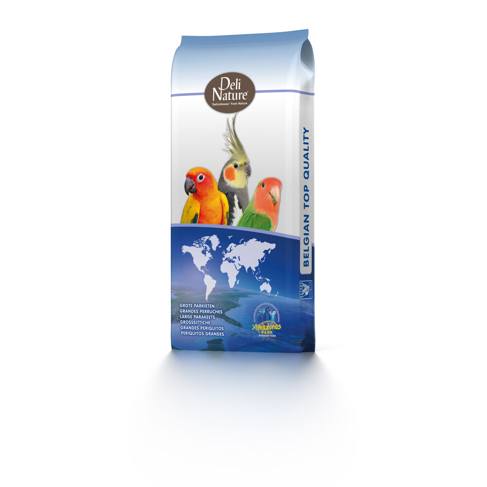 Deli Nature Grote parkietenvoer met zonnebloempitten - Vogelvoer