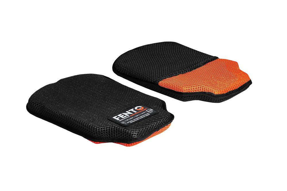 FENTO Pocket 100 - Kniebeschermers - Zwart/Oranje - 1 maat