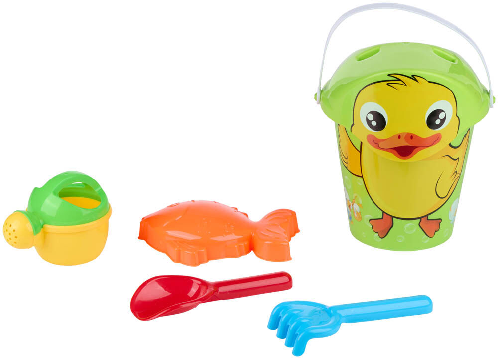 Eddy Toys Dier 5 delig - Zandemmer - Multi - 18x29x29 cm