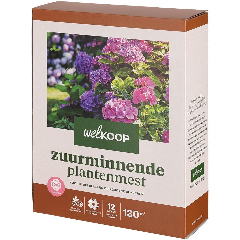 Welkoop - Zuurminnende Plantenmest - 130 m2 - 4 Kilogram