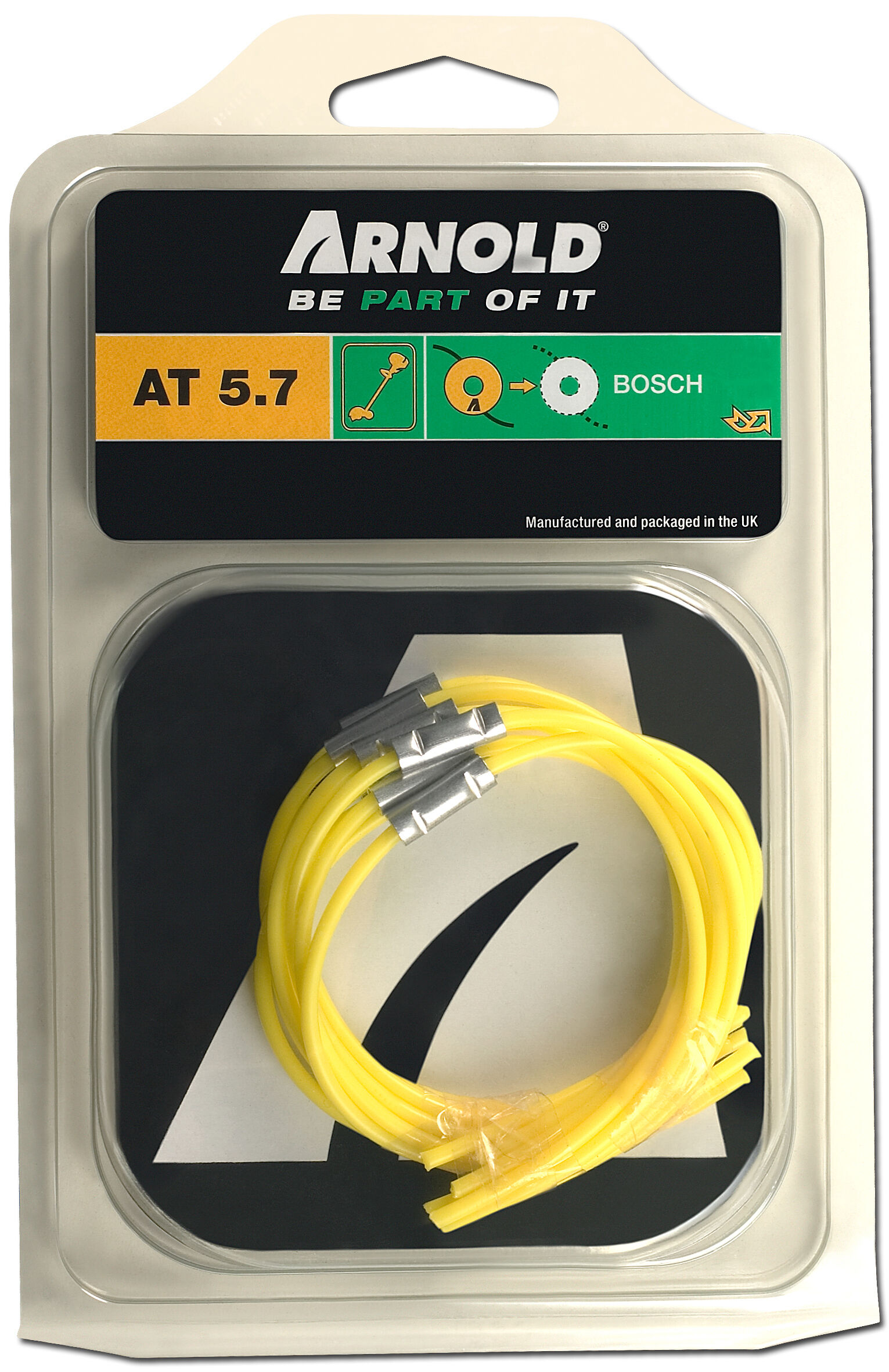 Arnold AT5.7 2.4mm - Trimmerdraad - 10 stuks - 10 Stuks - 23 cm