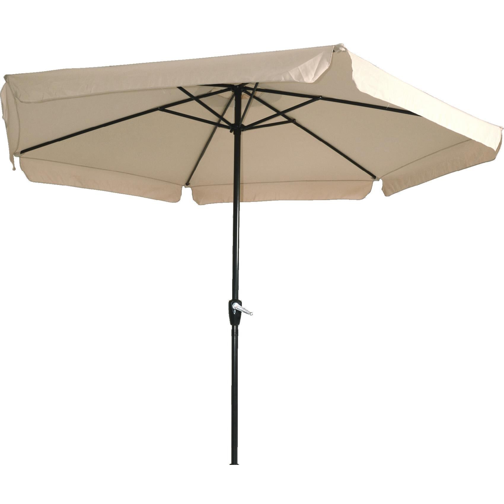 Lesli Living Gemini Stokparasol - Parasol - Ecru - 300 cm Lesli Living Gemini Stokparasol - Parasol - Ecru - 300 cm