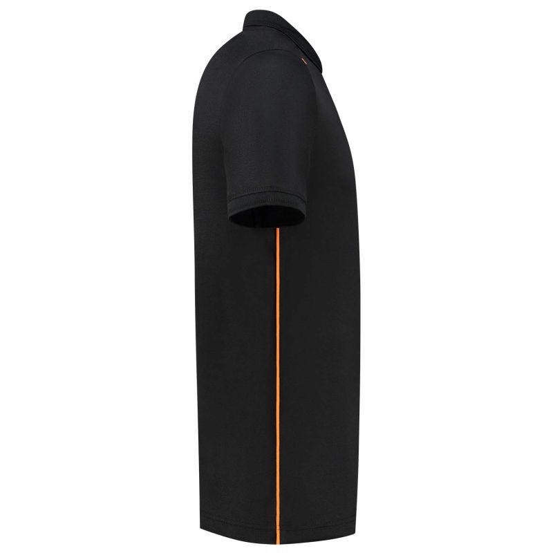 Tricorp Accent 202703 - Poloshirt - Zwart/Oranje - 3XL