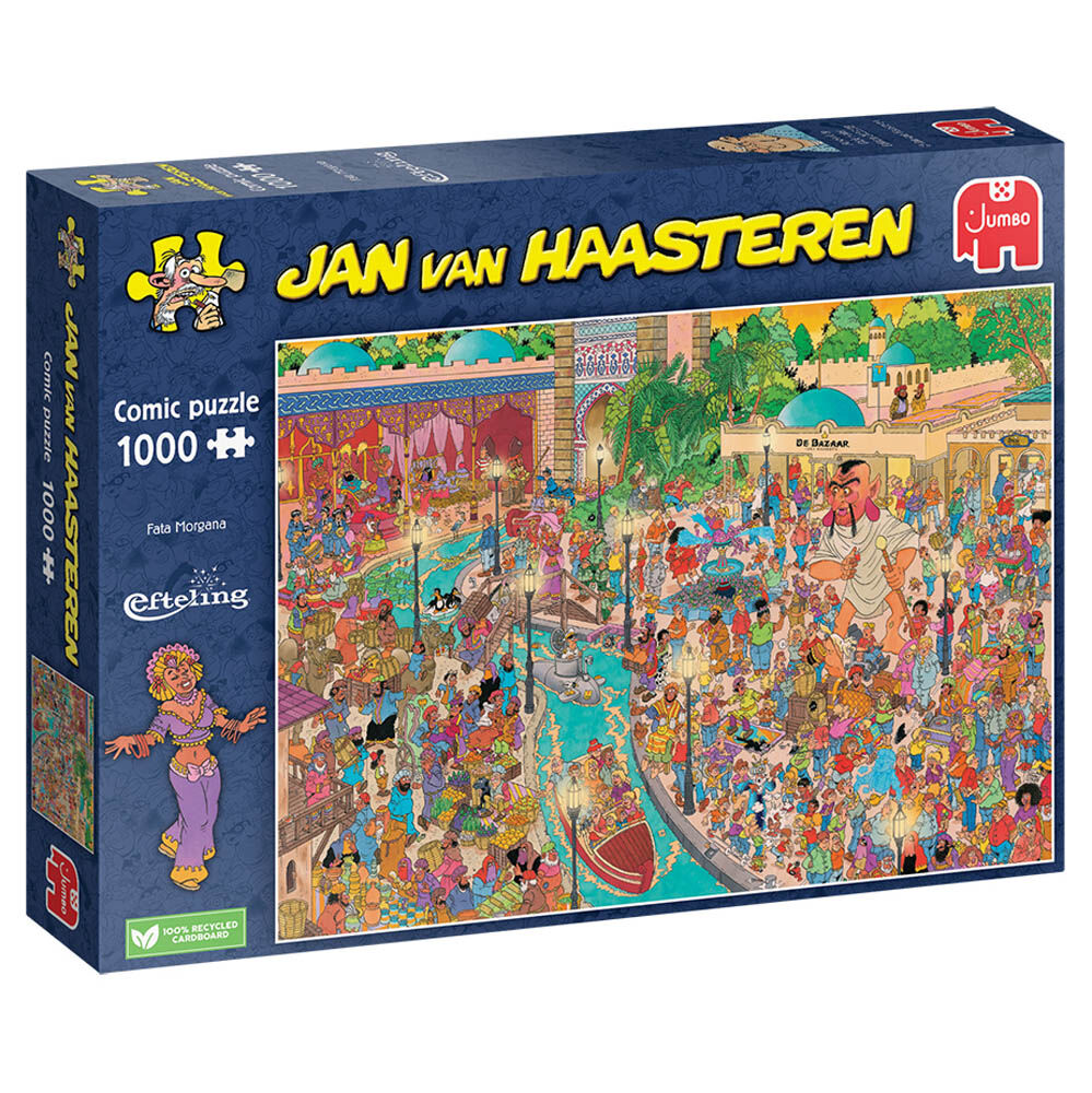 Jumbo Jan van Haasteren Efteling Fata Morgana - Puzzel - 1000 stukjes - Blauw Jumbo Jan van Haasteren Efteling Fata Morgana - Puzzel - 1000 stukjes - Blauw