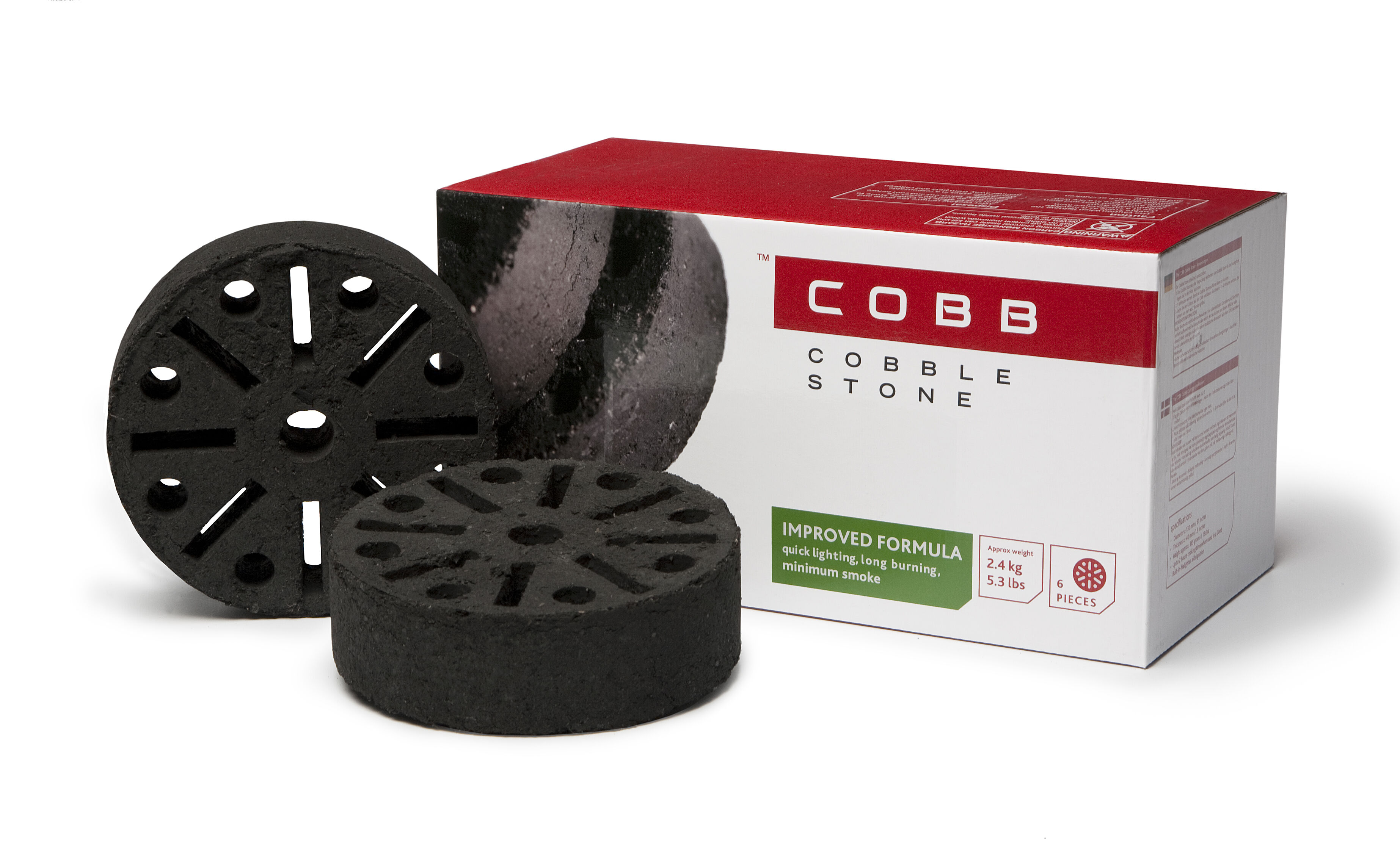 Cobb Cobble Stone - BBQ brandstoffen - 6 Stuks Cobb Cobble Stone - BBQ brandstoffen - 6 Stuks