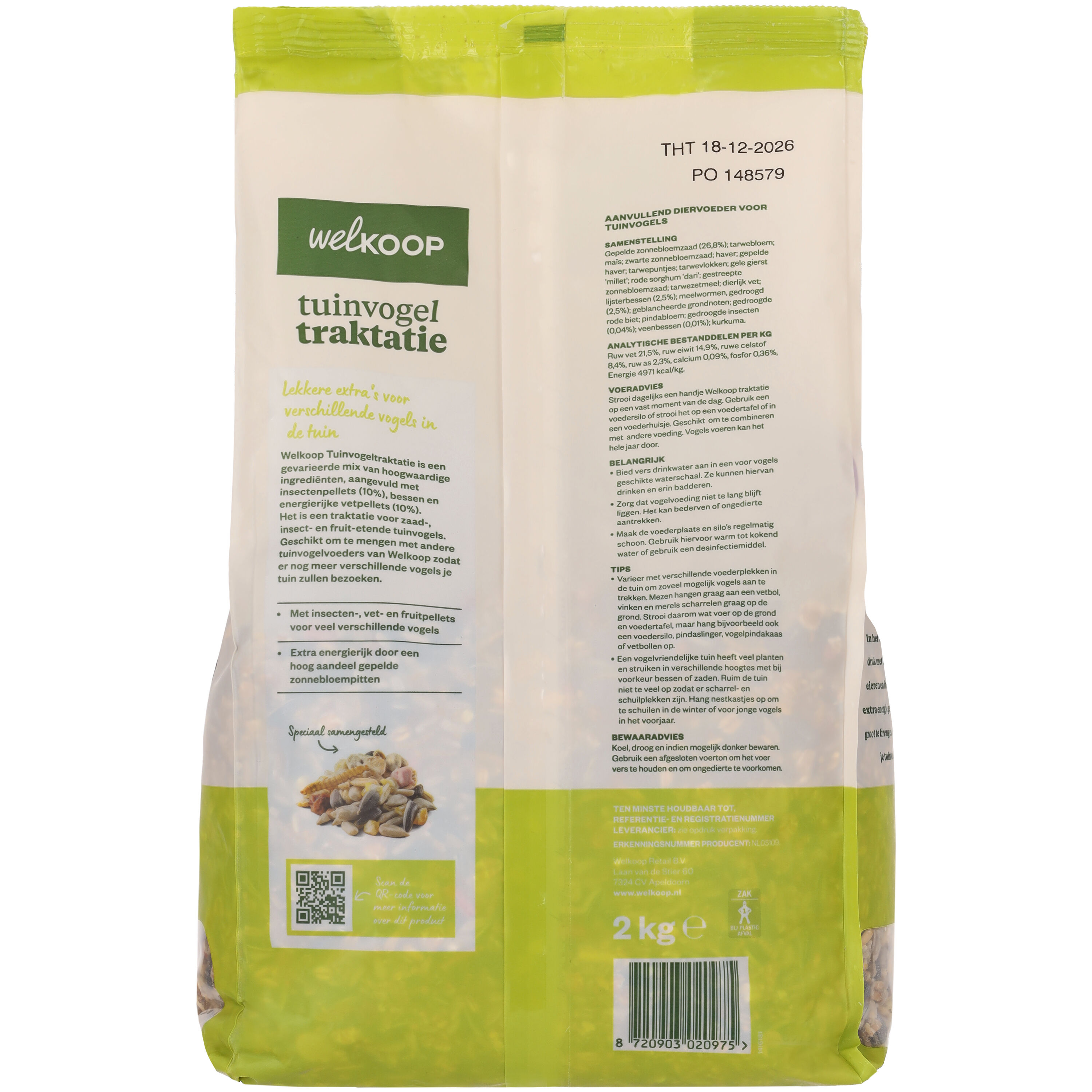 Welkoop - Tuinvogel traktatie - 2 Kilogram