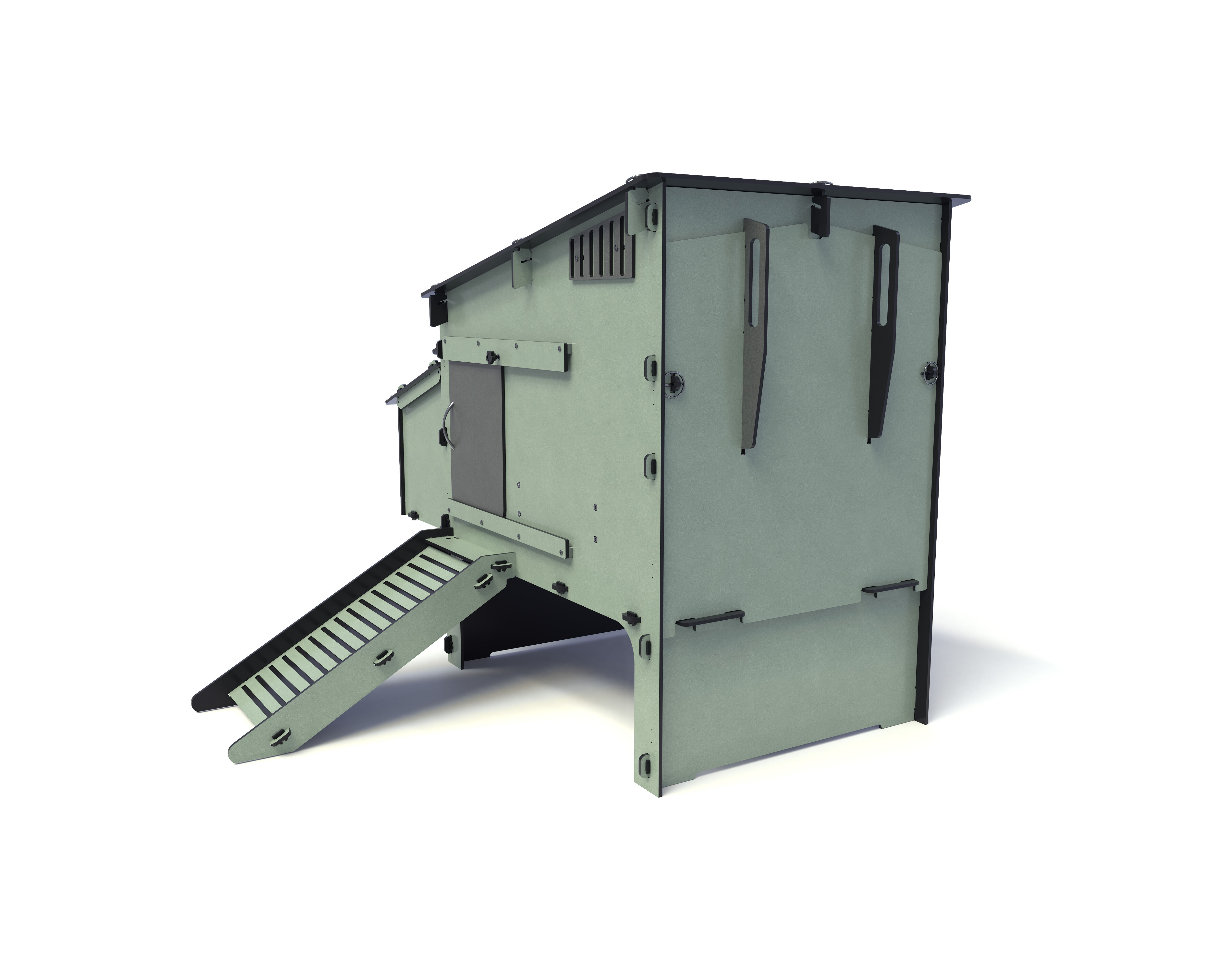 Nestera Aspen - 10 kippen - Kippenhok  - Groen