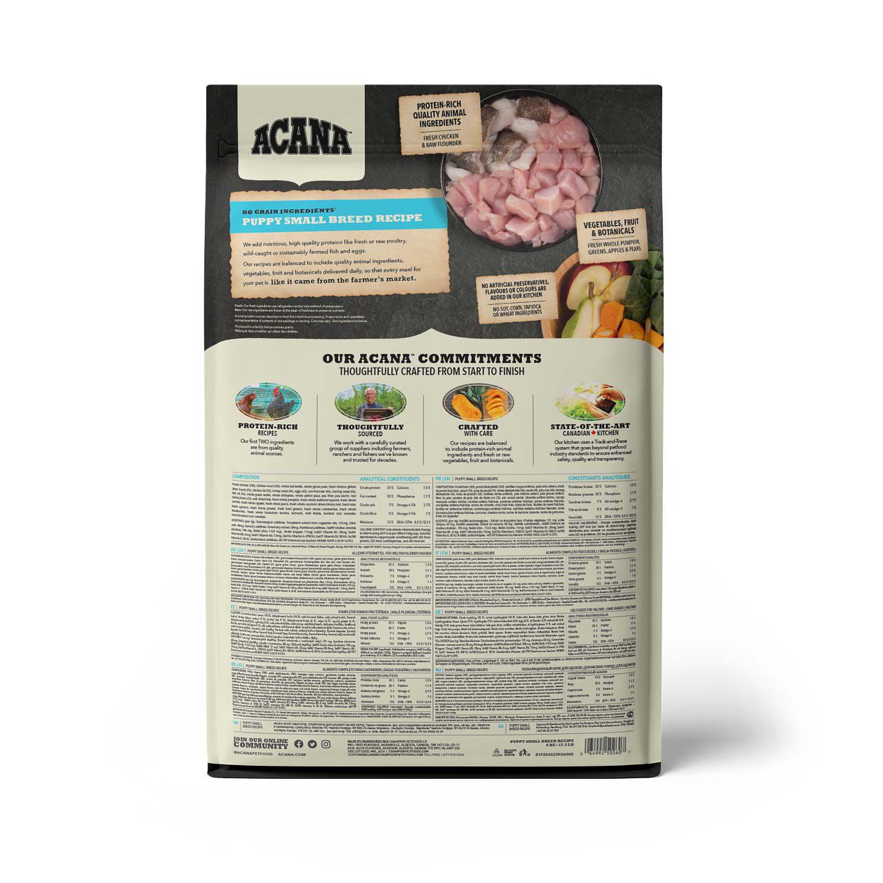 Acana Dog recipe Puppy Small - Hondenvoer - 6 Kilogram - gevogelte