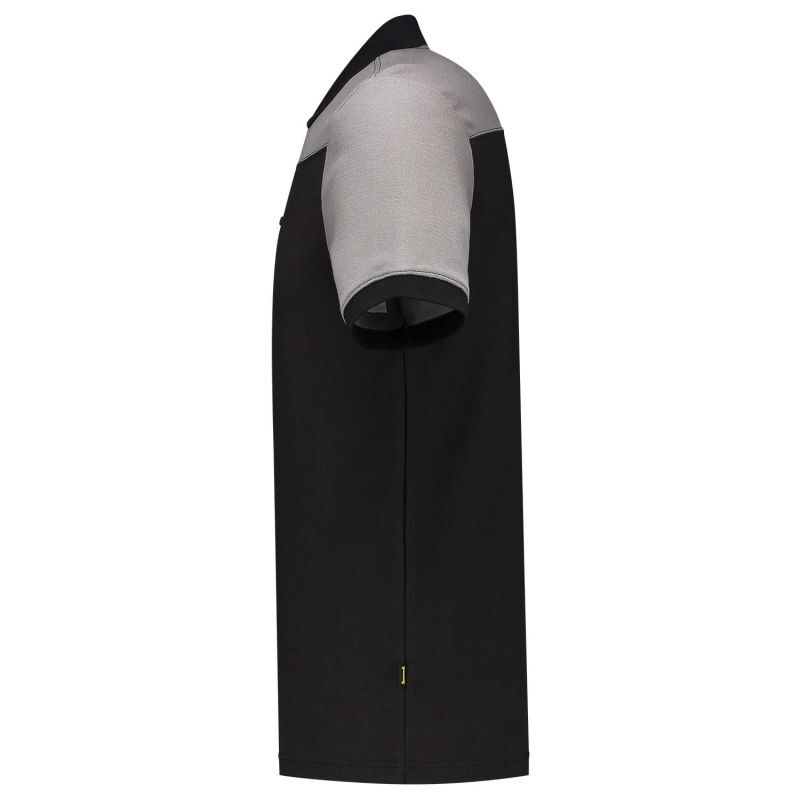 Tricorp Bicolor Naden  - Poloshirt - Zwart Grijs - 3XL