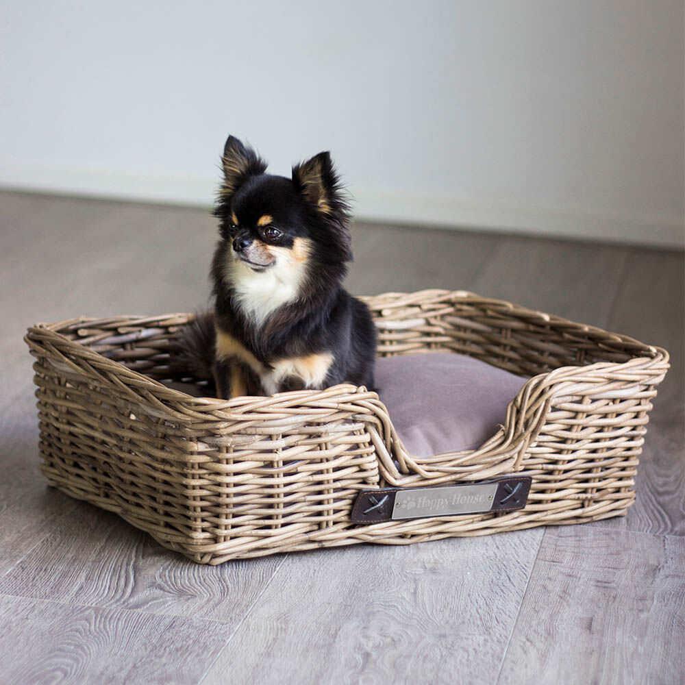 Happy-House Riet - Hondenmand - Beige/Bruin - 10x90x30 cm - S