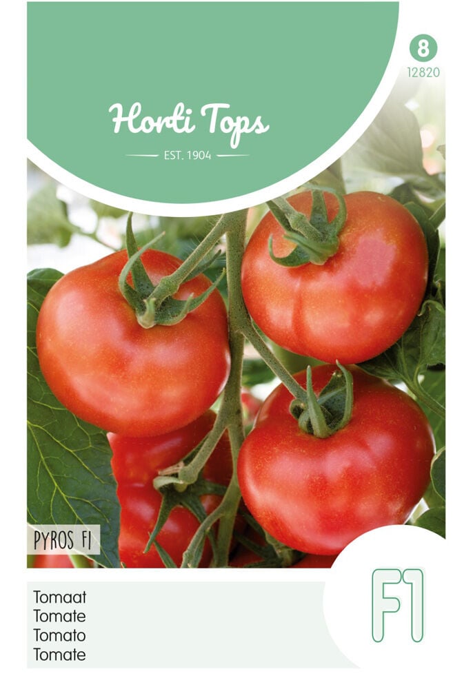 Hortitops Tomaten Solanum lycopersicum L. (syn L. esculentum) Pyros F1 - Groentezaden