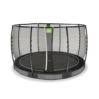 EXIT Allure Premium - Inground trampoline - Zwart - 366 cm