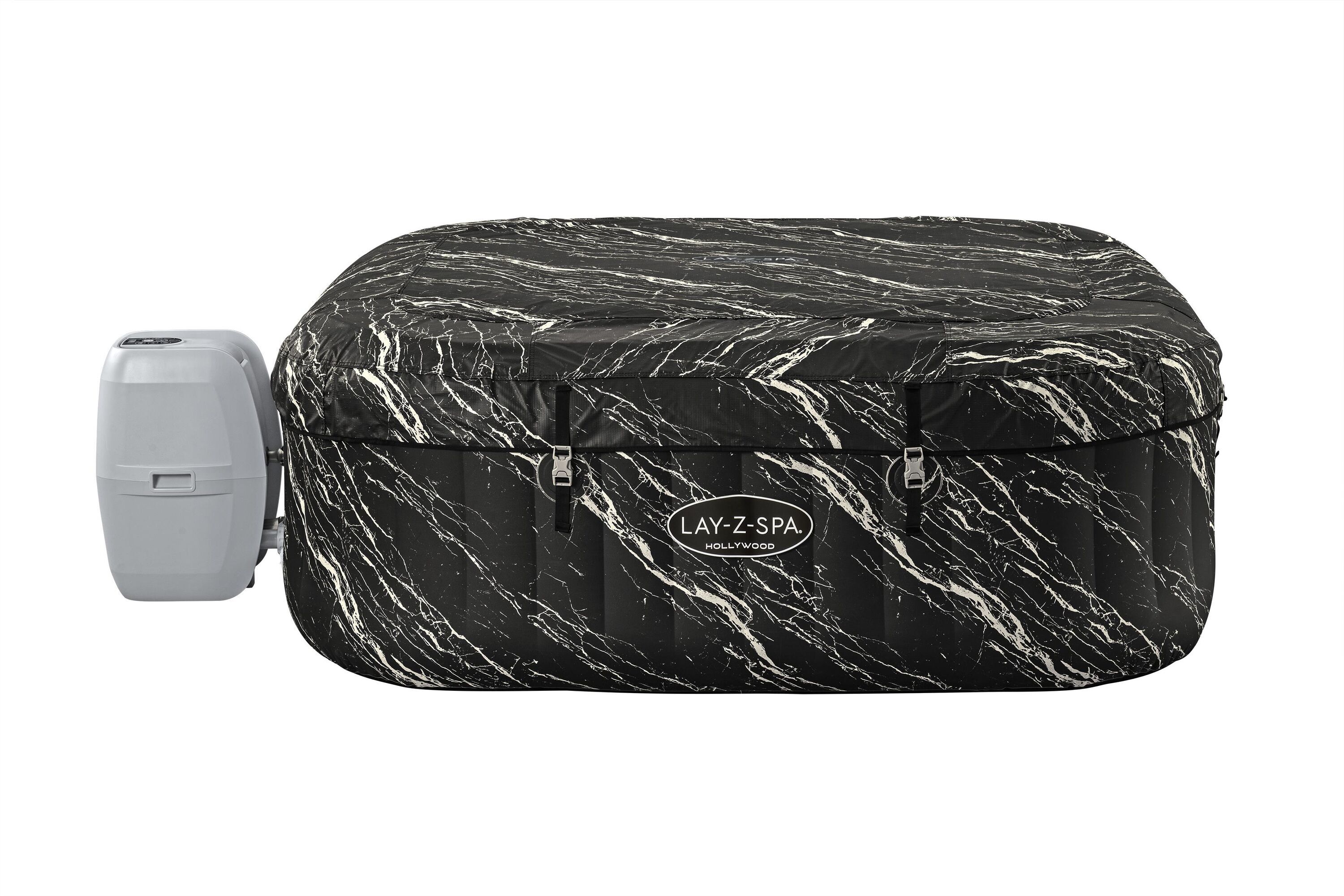 Bestway Lay-Z Spa - Hollywood Airjet 6 Spa - Marmer - 57.5x77x55 cm - 180 cm