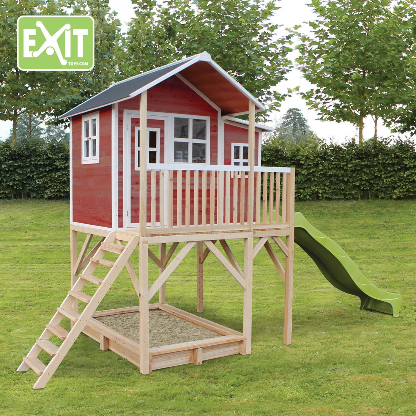EXIT Loft 750 - Speelhuisje - Rood - Hout