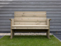 Talen Buitenmeubelen Lisse - Tuinbank - Bruin - 93x60x127 cm