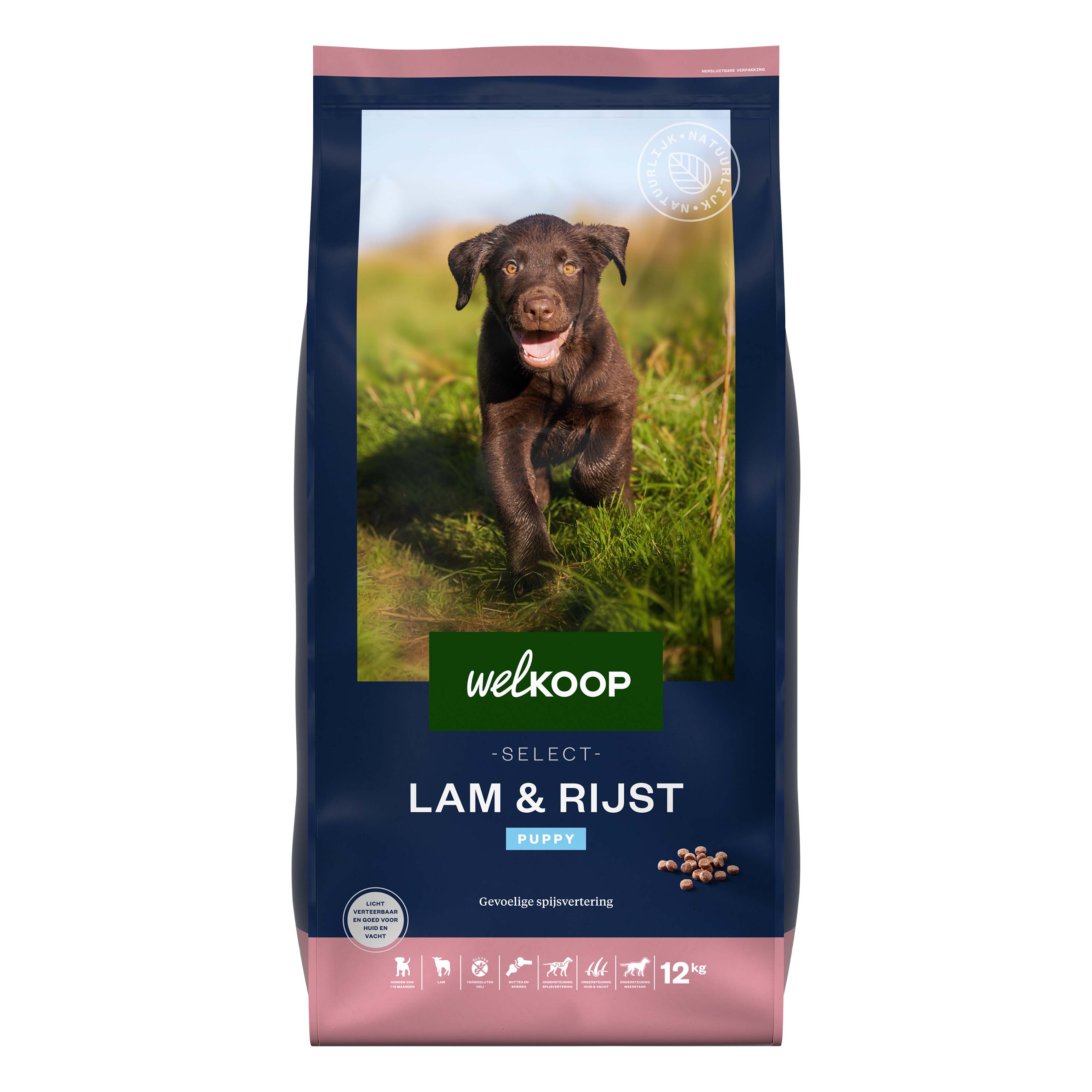 Welkoop Select Puppy Krokante brokken - Hondenvoer - 12 Kilogram - Lam & rijst Welkoop Select Puppy Krokante brokken - Hondenvoer - 12 Kilogram - Lam & rijst
