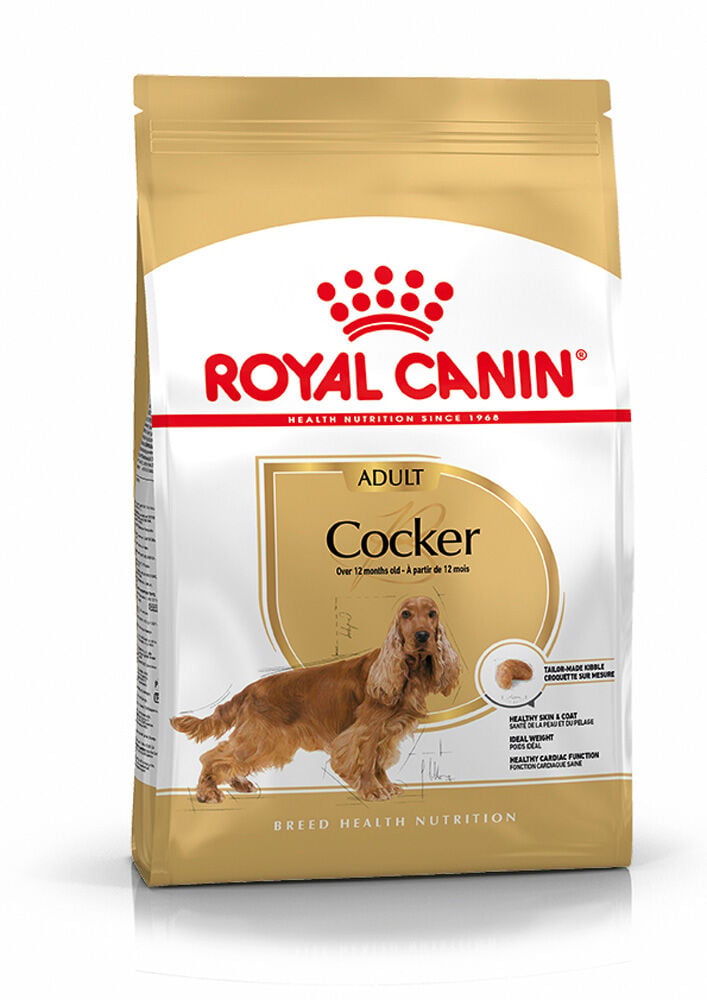 Royal Canin Cocker Spaniel Adult - Hondenvoer - 12 Kilogram - gevogelte Royal Canin Cocker Spaniel Adult - Hondenvoer - 12 Kilogram - gevogelte