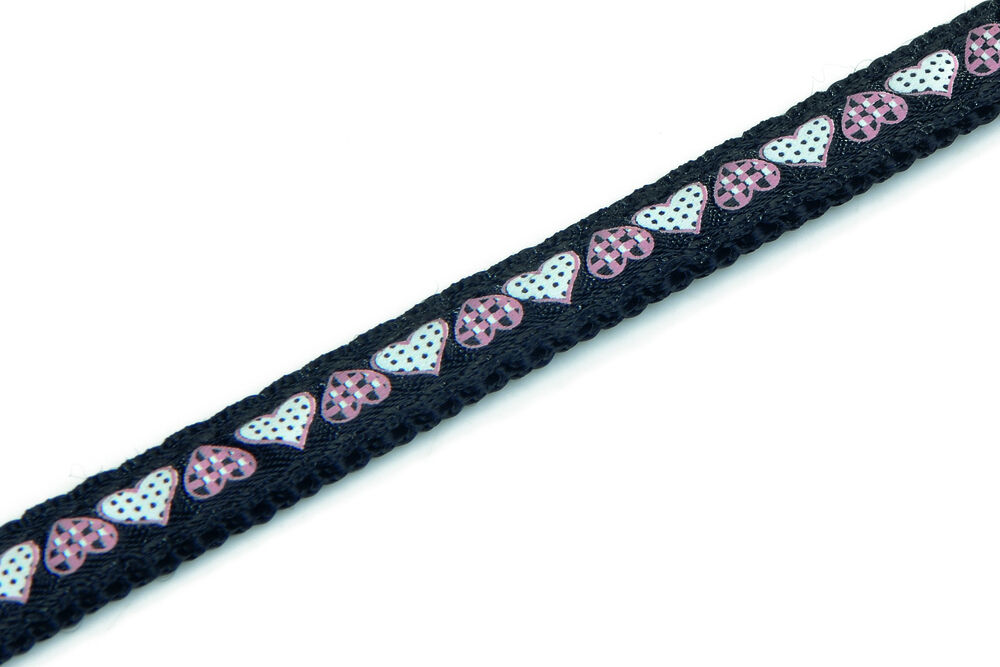 Beeztees Hearts - Kittentuigje - Zwart - 100 cm