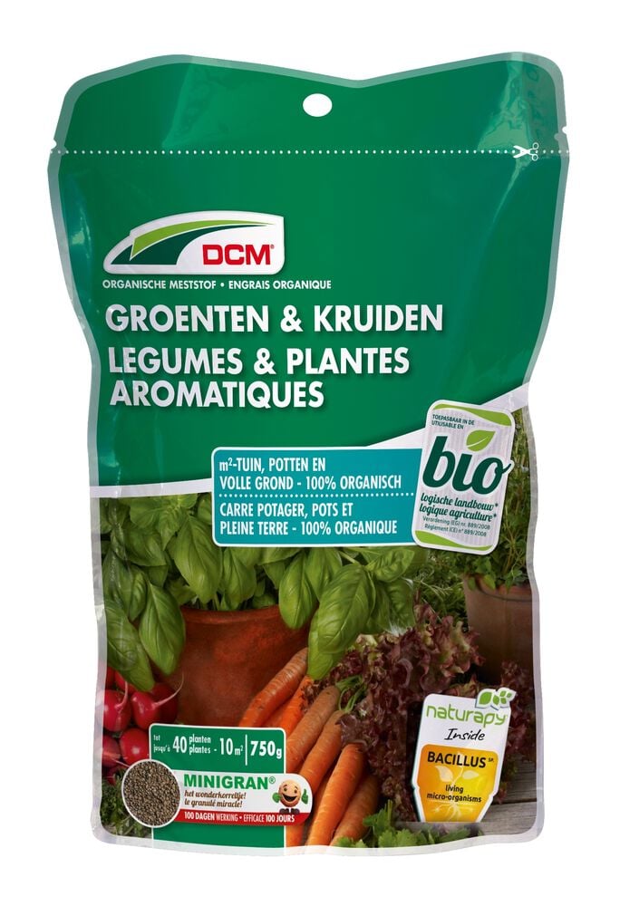 DCM Bio Meststof Groenten & Kruiden - Moestuinmeststof DCM Bio Meststof Groenten & Kruiden - Moestuinmeststof