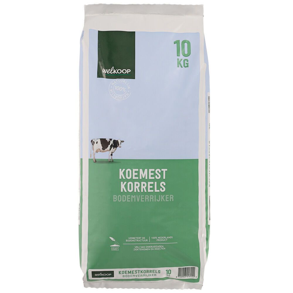Welkoop Bodemverrijker - Koemestkorrels - 10 Kilogram Welkoop Bodemverrijker - Koemestkorrels - 10 Kilogram