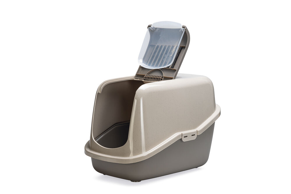 Savic Nestor Happy Planet - Kattenbak - Grijs - 39x39x56 cm