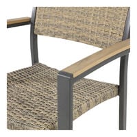 Lesli Living Arezzo - Tuinstoel - Bruin - 87x62x52 cm