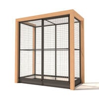 Glorenza Valentijn - Kattenren - Antraciet - 202x99x193 cm