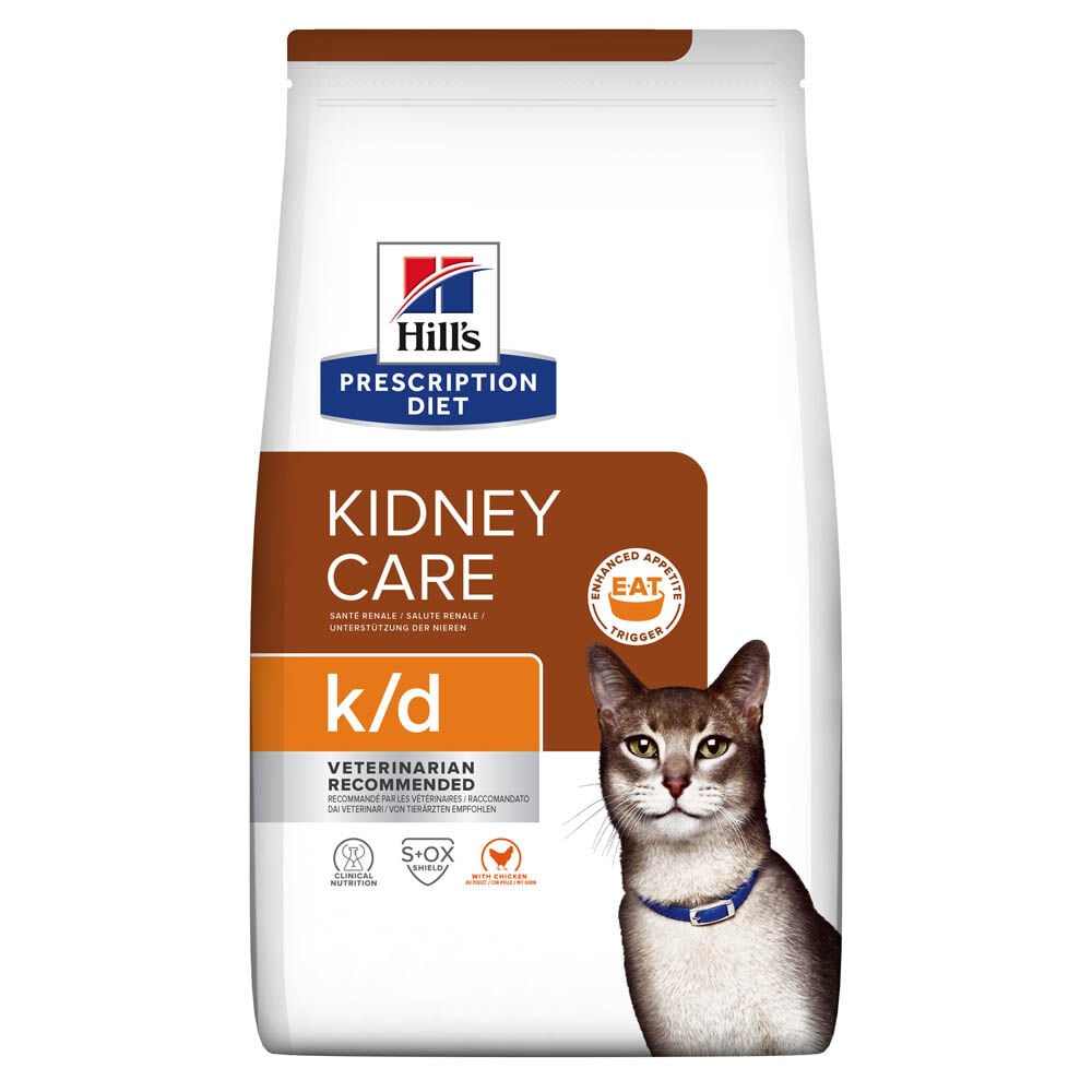Hill's Prescription Diet Kidney Care k/d - Kattenvoer - 3000 Gram - kip Hill's Prescription Diet Kidney Care k/d - Kattenvoer - 3000 Gram - kip